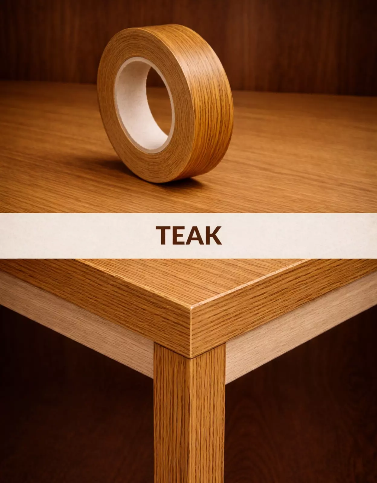 Teak Edge Tape
